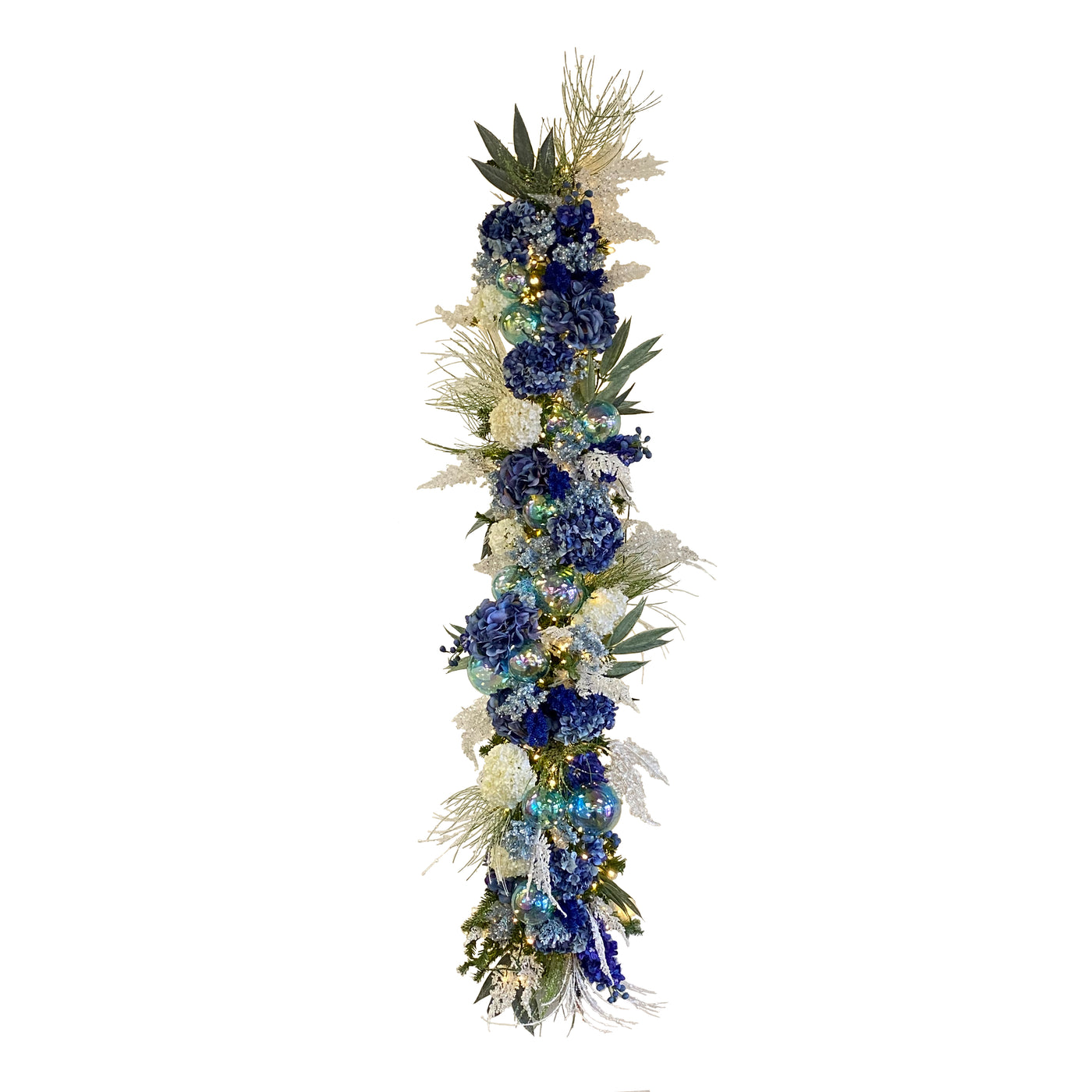 magnificent pre-decorated holiday faux garland