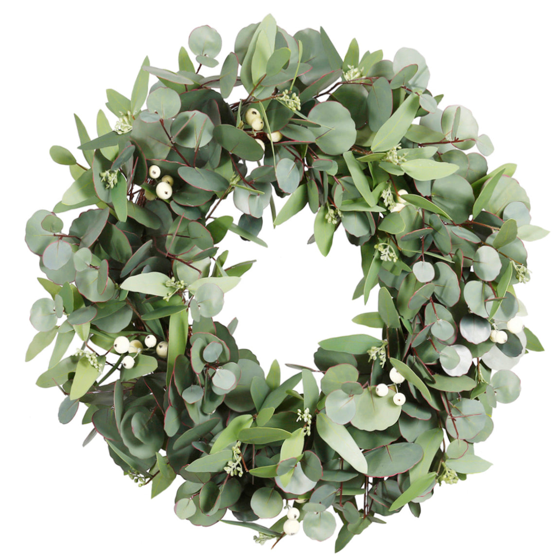 beautiful faux eucalyptus wreath