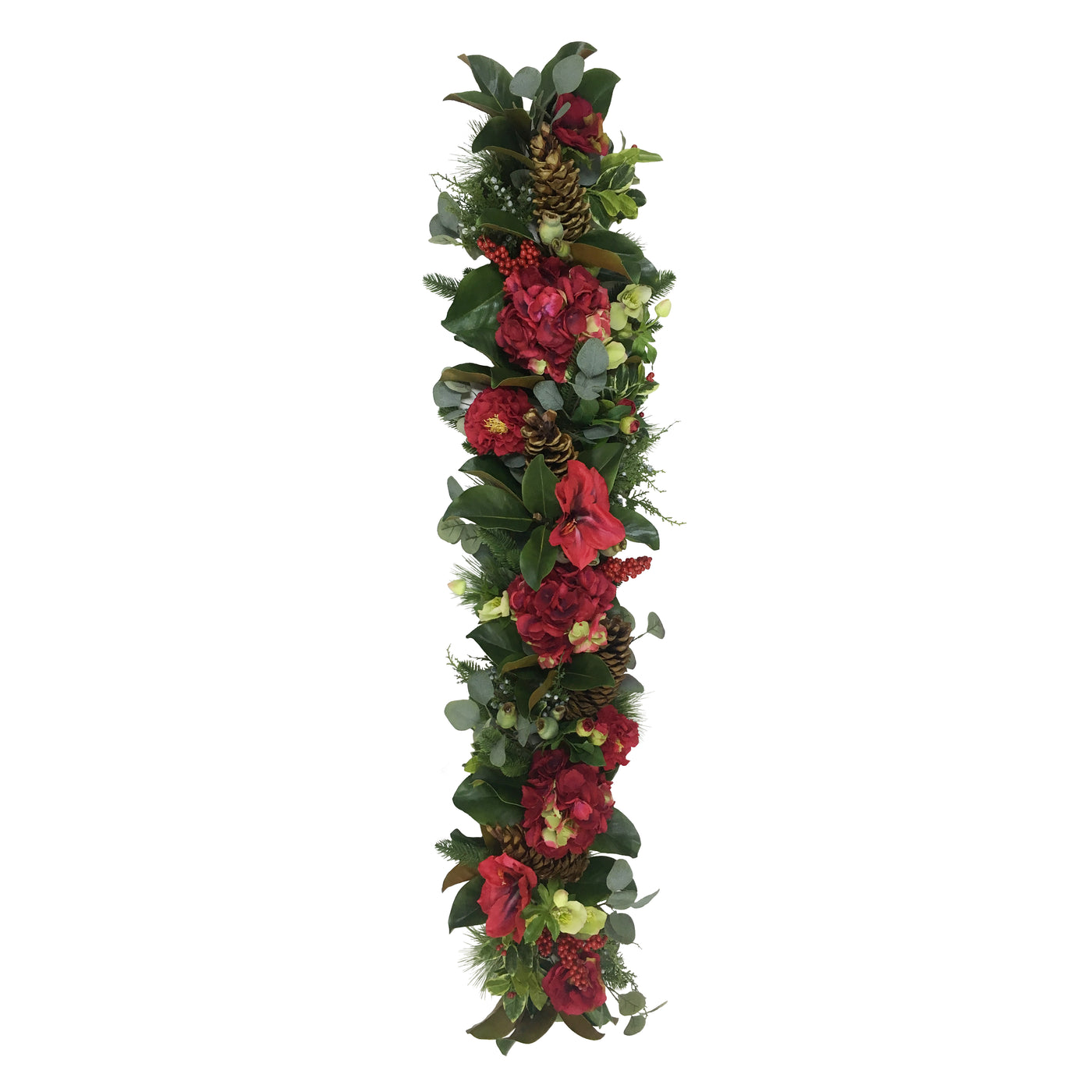 Beautiful upscale faux garland for the holidays